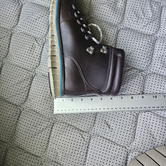 Cole Haan Zerogrand Lace‎ Up Boots Size 9.5 Brown Leather Waterproof C33960 main image 10